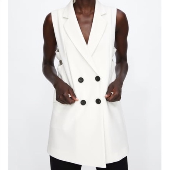 zara tuxedo vest